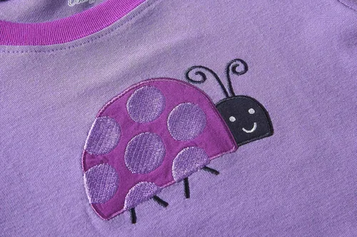 Miniatura 3 de Family Feeling Conjunto de pijama de 2 piezas para niñas ropa de dormir 100 algodón