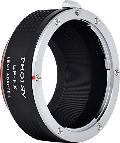 Miniatura 5 de PHOLSY Adaptador de montaje de lente EF a FX, enfoque manual compatible con lente Canon EOS EF EF-S a cuerpo de cámara Fuji X Mount compatible
