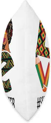 Miniatura 2 de School Bus Driver Love Afro African Black History Month Throw Pillow