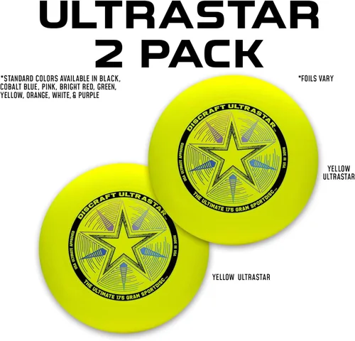 Miniatura 2 de Discraft Ultrastar Ultimate Discs 1 y 2 paquetes, tamaño estándar, para juegos competitivos e informales