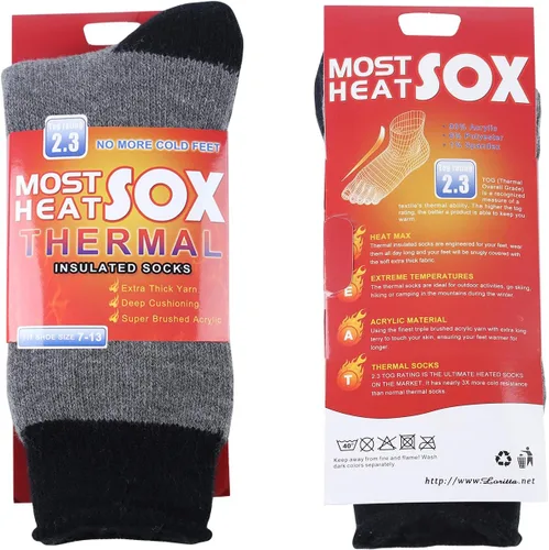 Miniatura 2 de Thermal Socks for Men - Winter Warm Socks Mens Womens for Cold Weather, ExtremeTemperatures