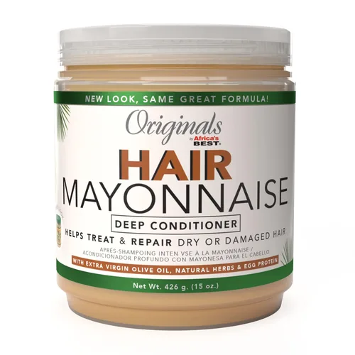 Miniatura 5 de Originals by Africa's Best Mayonesa líquida para el cabello, acondicionador sin enjuague, repara, reconstruye y revitaliza el cabello, excelente