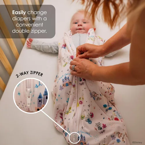 Miniatura 4 de Milk Snob Disney - Saco de dormir para bebé, saco de dormir sin mangas y manta con cremallera para niña y niño, baby shower