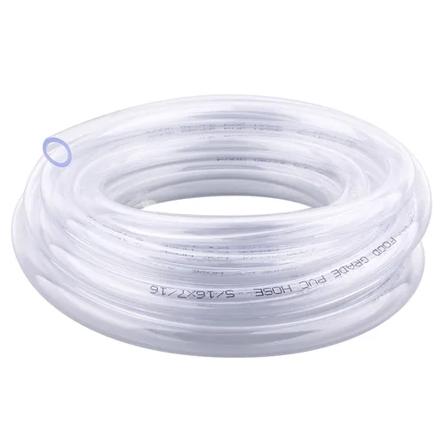 Miniatura 5 de DERNORD Tubo de PVC 5/16 "ID X 7/16" OD Flexible Manguera de vinilo transparente de 10 pies para grado alimenticio
