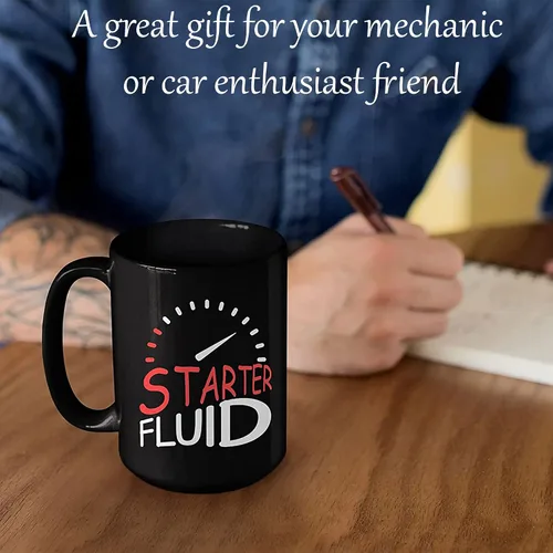 Miniatura 2 de Taza con líquido para principiantes, regalo divertido para el hermano entusiasta, regalo entusiasta para papá, papá, tío, mecánico, regalos
