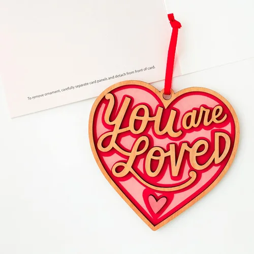 Miniatura 5 de Hallmark Tarjeta de San Valentín (adorno de corazón extraíble)