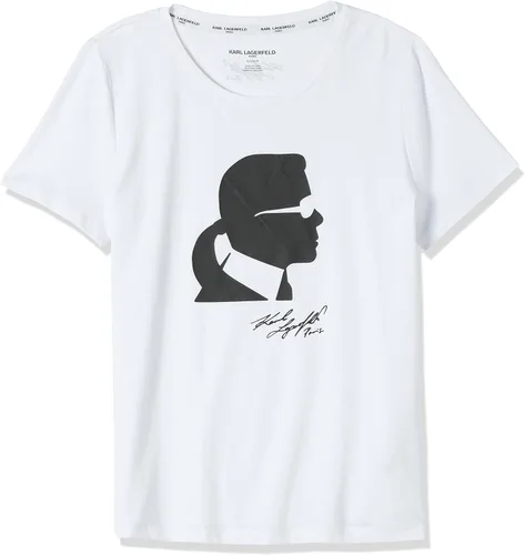 Miniatura 5 de Karl Lagerfeld Paris Women's Short Sleeve Graphic Logo Tee