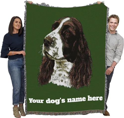 Miniatura 22 de Pure Country Weavers Manta con diseño de Springer Spaniel inglés "I Love My English Springer Spaniel", regalo para los amantes de los perros, manta