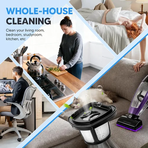 Miniatura 7 de Filtro de vacío de repuesto de 2284W 2390A para Bissell Pet Hair Eraser Filter Hand Vacuum 2390 2389 2579, comparado con la pieza # 1614212 1614203