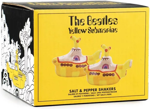 Miniatura 4 de Half Moon Bay Juego de 2 saleros y pimenteros The Beatles Salero submarino amarillo y pimentero Juegos novedosos de sal y pimienta Regalos