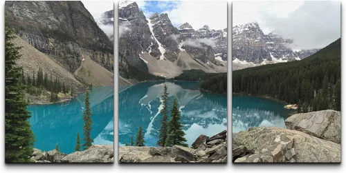 Miniatura 99 de wall26 Lienzo enmarcado para pared, juego de arte de noche estrellada sobre montañas, cielo nocturno tranquilo, naturaleza, desierto, fotografía