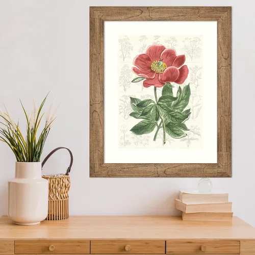 Miniatura 5 de Amanti Art Vision Studio - Lienzo decorativo para pared, 24 x 20 pulgadas, diseño de jardín de flores de peonía, arte de pared de flores, decoración