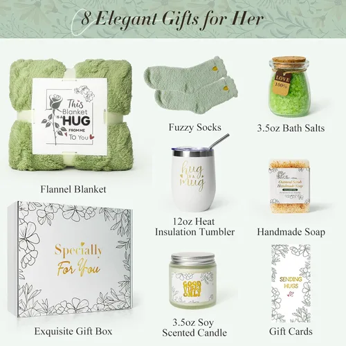 Miniatura 2 de Regalos de cuidado personal para mujeres, cesta de regalo de pronta recuperación, paquete de cuidado para mujeres después de la cirugía, regalos