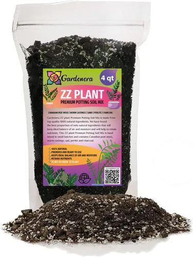 Miniatura 10 de Eleva tus plantas ZZ con la mezcla orgánica de tierra de Gardenera - Cultiva más saludable y más elegancia - 1 cuarto de galón