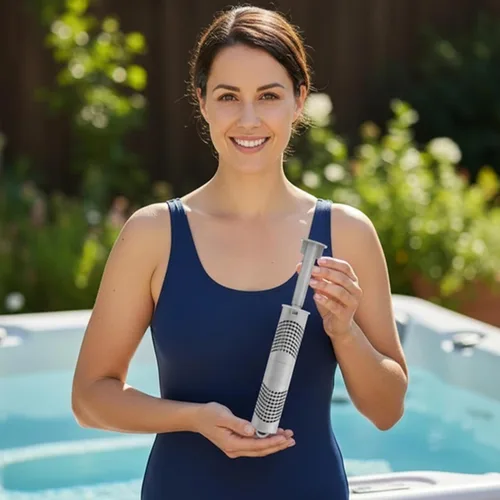 Miniatura 7 de Cartucho de iones de plata mineral para bañera de hidromasaje para cuidado tradicional de spas – Tecnología controlada de liberación de Ag+ 1.05%