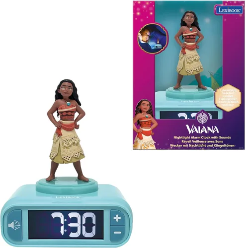 Miniatura 20 de Lexibook - Reloj despertador de dinosaurio con luz nocturna, para niños y niñas, con función de repetición, azul/verde - RL800DINO