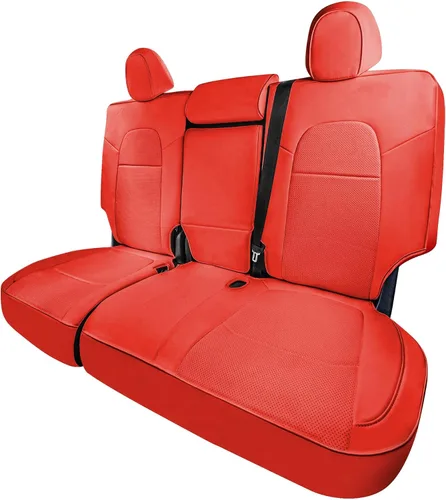 Miniatura 33 de FH Group Fundas de asiento de automóvil de ajuste personalizado hechas específicamente para Tesla Model Y Ultraflex 2020-2025, fundas de asiento
