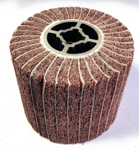 Miniatura 10 de SIGNI Rueda de dibujo de pulido de papel de lija compatible con máquina de bruñido/pulidora/lijadora 4.724x3.937 in (lija de grano 60)