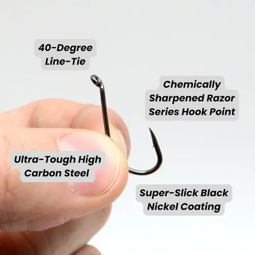 Miniatura 2 de Harmony Fishing - Razor Series Dropshot - Anzuelos de pesca (selecciona tamaño y cantidad)