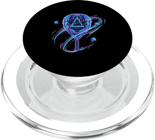 Modern Geometric Padel Racket Paddle Tennis Sport PopSockets PopGrip for MagSafe