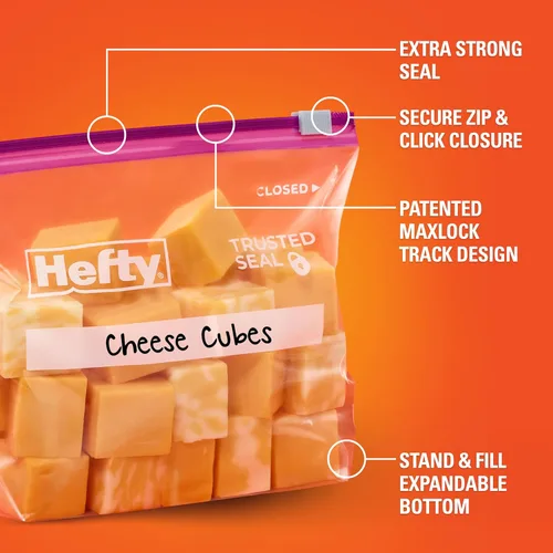 Miniatura 5 de Hefty - Bolsas de almacenamiento con cierre