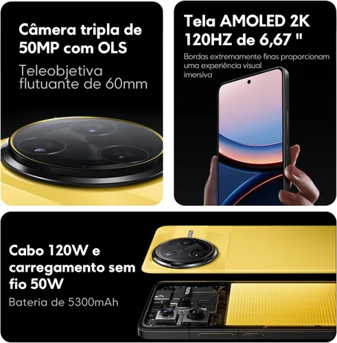 Miniatura 2 de XIAOMI Poco F7 Ultra 5G (para Tmobile Mint Tello & Global) (256 GB + 12 GB) Ai 2K 6.67" Amoled 50MP Triple Cam NFC Dual sim Desbloqueado Modelo Negro