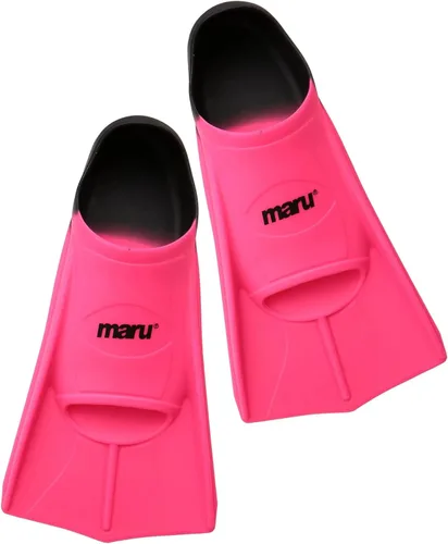 Miniatura 11 de MARU Aletas de entrenamiento, aletas de natación de silicona para patadas más fuertes y rápidas con mayor propulsión, utilizadas para entrenamiento