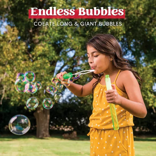 Miniatura 2 de JOYIN - Paquete a granel de 24 varitas grandes para burbujas, juguete de verano, uso en actividades al aire libre e interiores, para fiestas
