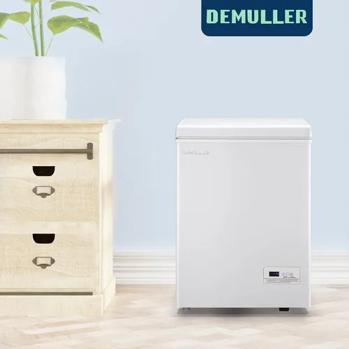 Miniatura 8 de DEMULLER Congelador de pecho con 2 cestas extraíbles de 3.5 pies cúbicos de congeladores compactos con termostato electrónico (50 ℉ a -12 ℉), tapa