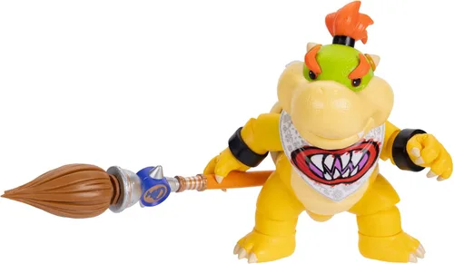 Miniatura 4 de Figuras de acción de la película Super Mario Galaxy de 5 pulgadas Serie 1 – Bowser Jr. Figura con accesorio de pincel – Detalles premium y 17 puntos
