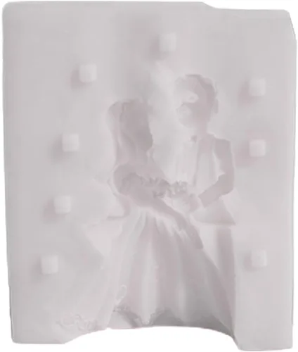 Miniatura 4 de Molde de silicona para novios para hacer velas perfumadas, yeso, yeso, resina epoxi, decoración del hogar, regalo de boda