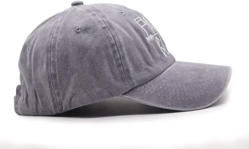 Miniatura 3 de KKMKSHHG Unisex Papa Bear Denim Hat Adjustable Washed Dyed Cotton Dad Baseball Caps