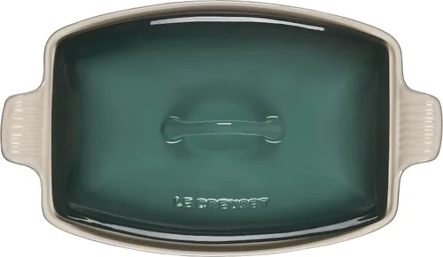 Miniatura 3 de Le Creuset Heritage - Cacerola de cerámica profunda con tapa, 4.5 qt., alcachofa