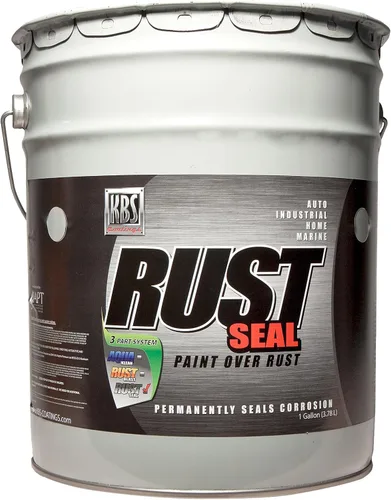Miniatura 14 de Revestimiento para eliminar el óxido RustSeal KBS, Negro satinado Brillo negro