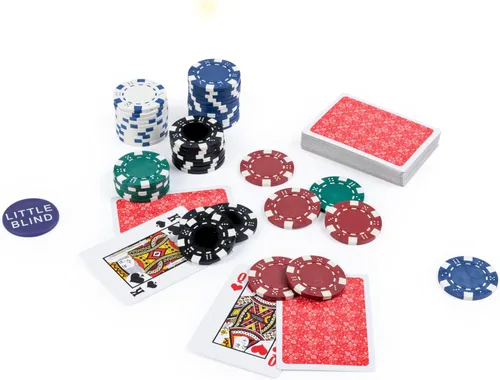 Miniatura 7 de Spin Master Games, Cardinal Classics, juego de póquer de 300 piezas con estuche de transporte de aluminio, fichas de peso profesional y dados