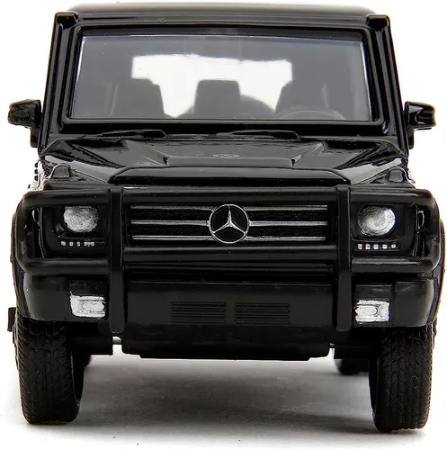 Miniatura 2 de Jada Pink Slips 1:32 W1 Mercedes Benz Clase G 4x4 Coche fundido a presión, juguetes para niños y adultos (negro)