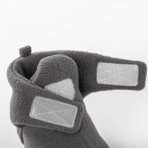 Miniatura 6 de pureborn Botines de invierno para bebé, de forro polar, antideslizantes, para cuna