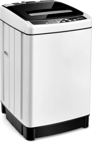 Miniatura 8 de ARLIME Lavadora portátil 2 en 1, lavadora completamente automática de 1.5 pies cúbicos de capacidad, lavadora y secadora giratoria con manguera Gris