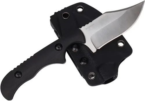 Miniatura 4 de MASALONG kni232 EDC 9Cr14MOV Cuchillo de acero inoxidable duro Cuchillos de hoja fija para acampar (cuchillo de carnicero B)