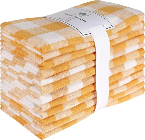 Miniatura 20 de Juego de 12 servilletas de tela 100% algodón puro de 18 x 18 pulgadas, servilletas de boda, lavables a máquina, servilletas de cóctel, beige Beige
