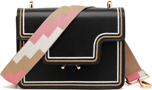 Miniatura 20 de ZOOEASS - Correa de repuesto para cartera, para colgar en el hombro o para cruzar, ancha y ajustable, de lona