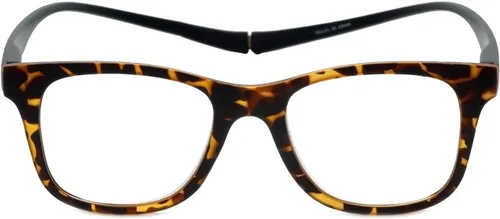 Miniatura 2 de Magz Chelsea - Gafas de lectura clásicas Tortoise Havana Gold para hombres y mujeres, para colgar en el cuello, magnéticas, con cierre de presión