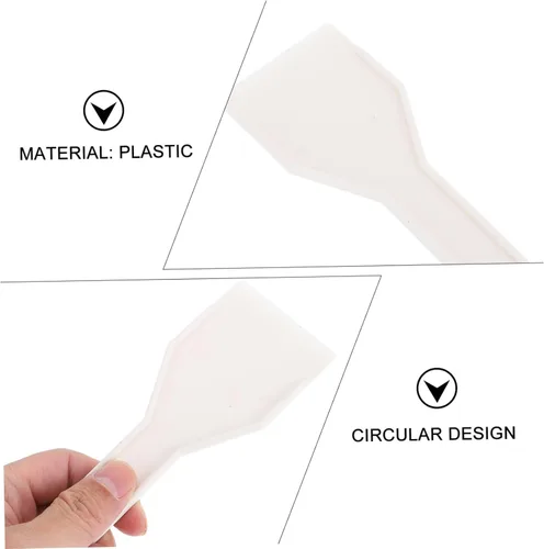 Miniatura 2 de Beaupretty Raspador de hielo para refrigerador, pala de plástico con agujero para colgar, congelador de mano, removedor de hielo para cocina y uso