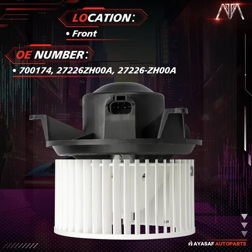 Miniatura 3 de 700174 Conjunto de motor de ventilador de calentador HVAC para Nissan 04-15 Titan/05-15 Armada/2004 Pathfinder Armada, para Infiniti 04-10 Qx56