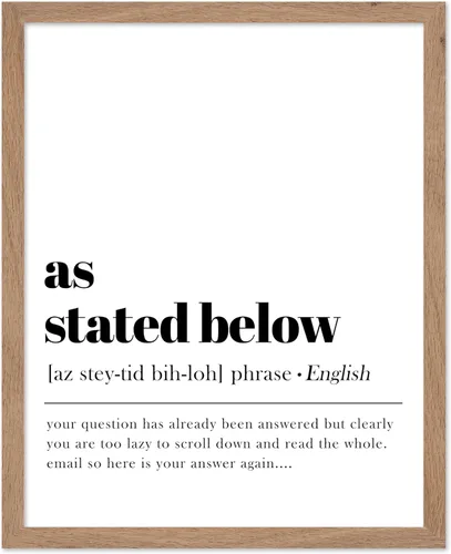 Miniatura 46 de Póster de Arte de Diccionario de Poster Master - Definición de "Just Following Up" Impreso - Arte Tipográfico - Regalo para Hombres, Mujeres