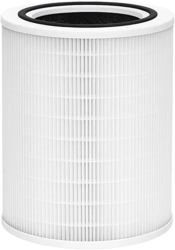 Nispira 12010 Filtro de repuesto para purificador de aire grande Clorox 11010 11011 3 en 1 con carbón activado HEPA verdadero que elimina humo,