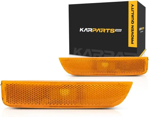 Para Volkswagen Passat - Luz de marcador lateral delantera 2001 02 03 04 2005 par lado conductor y pasajero con bombillas VW2550106, VW2551106 | 3B0