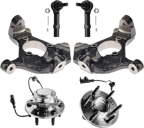 Miniatura 91 de Detroit Axle - Conjunto de manguetas de dirección delanteras de 2 piezas para Hyundai Accent 06-11, 2 manguetas de dirección y conjunto de buje