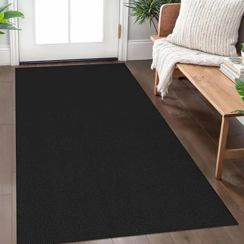 Miniatura 180 de IOHOUZE Alfombra de Área Lavable 4x6 Antideslizante con Respaldo de Goma Alfombras Tejidas para Entrada Interior Alfombras de Dormitorio Alfombra
