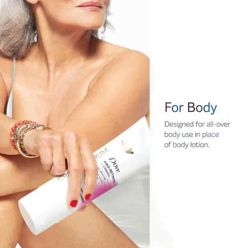 Miniatura 13 de Dove Suero Crema Pro-Retinol + Reafirmante para Elasticidad y Firmeza, con Péptidos de Colágeno, Niacinamida y Antioxidantes, Loción, 8 oz